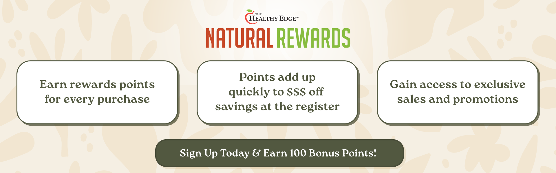 Chamberlin's Natural Rewards - Earn rewards points for evert purchase. Gain access to exclusive sales and promotions.