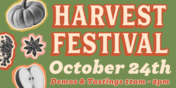 Harvest Festival Event October 24 11a-2p, Central FL locations